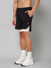 MB MUSCLE FIT SHORTS-BLACK